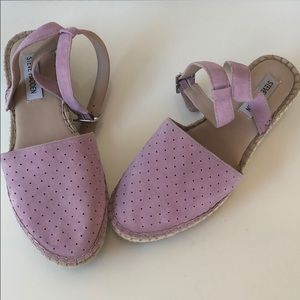 Steve Madden Lavender Suede Sandals